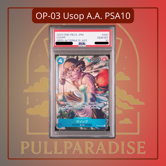 One Piece - Usop Alt. Art OP03-041 PSA10 JAP