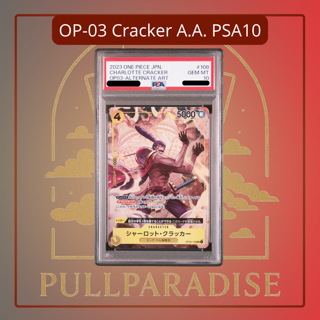One Piece - Cracker Alt. Art OP03-108 PSA10 JAP