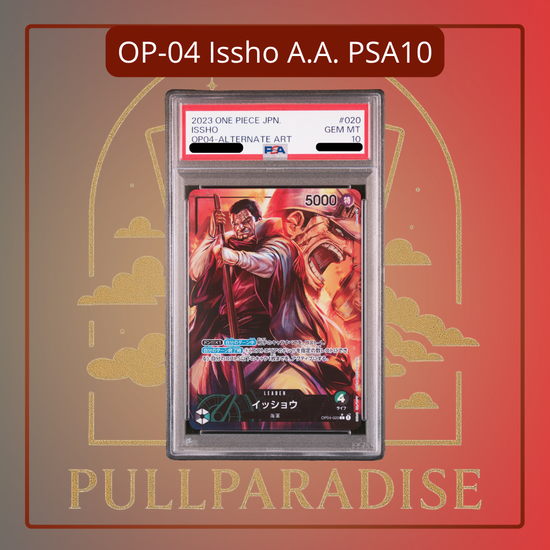 One Piece - Issho Alt. Art OP04-020 PSA10 JAP