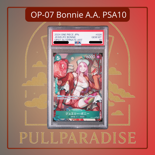 One Piece - Bonnie Alt. Art OP07-026 PSA10 JAP