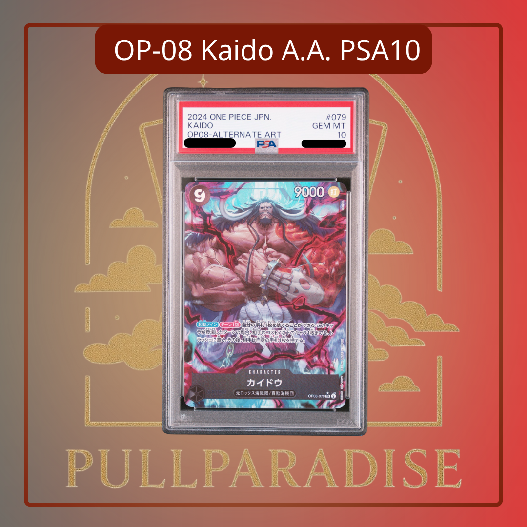 One Piece - Kaido Alt. Art OP08-079 PSA10 JAP