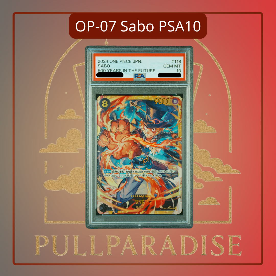 One Piece - Sabo OP07-118 PSA10 JAP