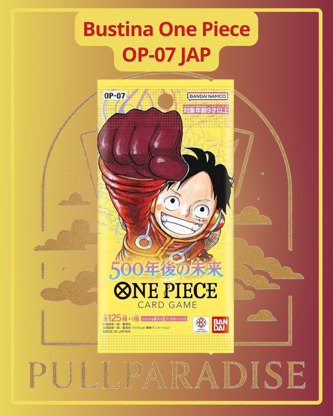 One Piece - OP-07 500 Years in the Future Bustina Singola JAP