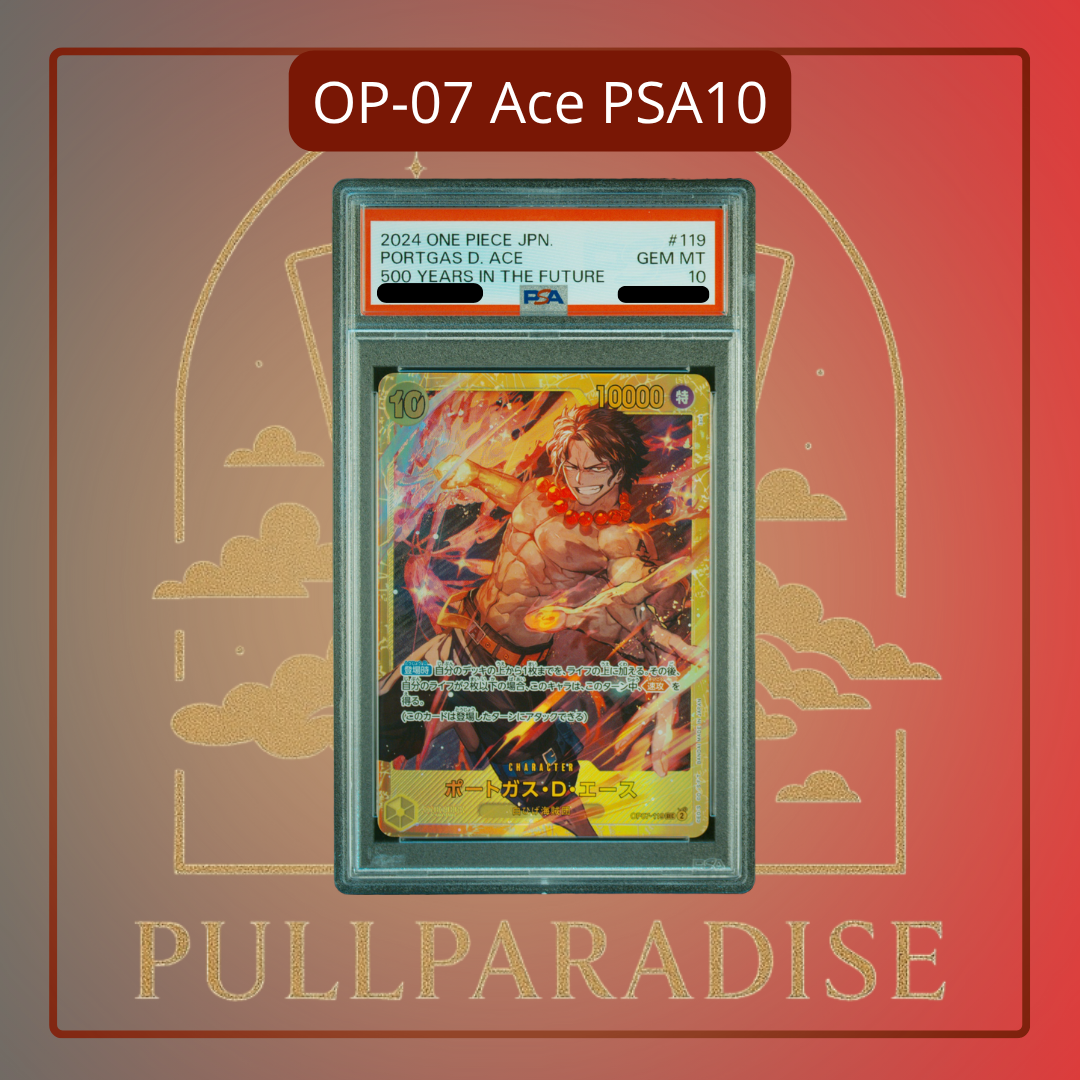 One Piece - Ace OP07-119 PSA10 JAP