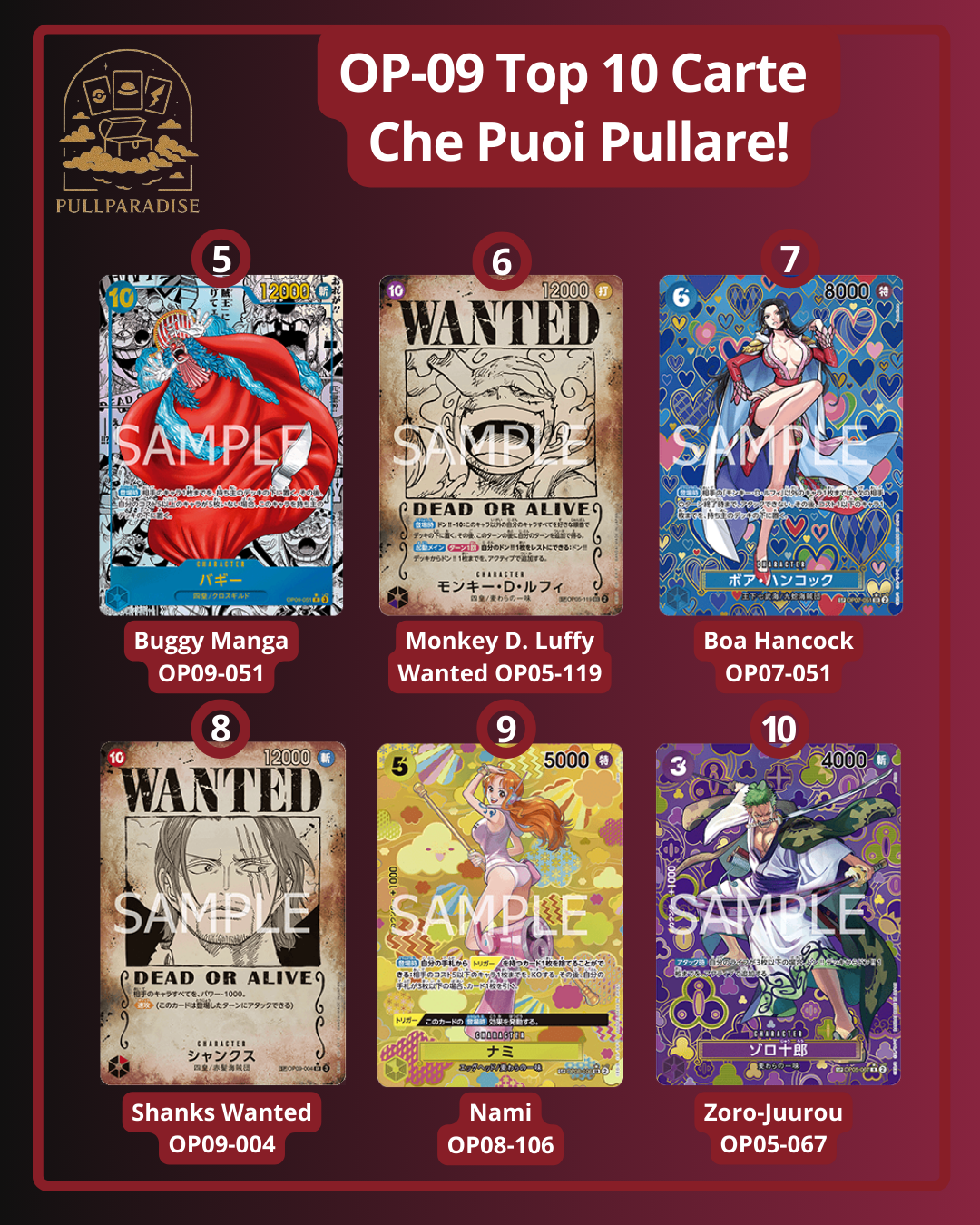 One Piece - OP-09 Emperors in The New World Bustina Singola JAP