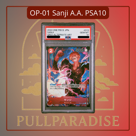 One Piece - Sanji Alt. Art OP01-013 PSA10 JAP