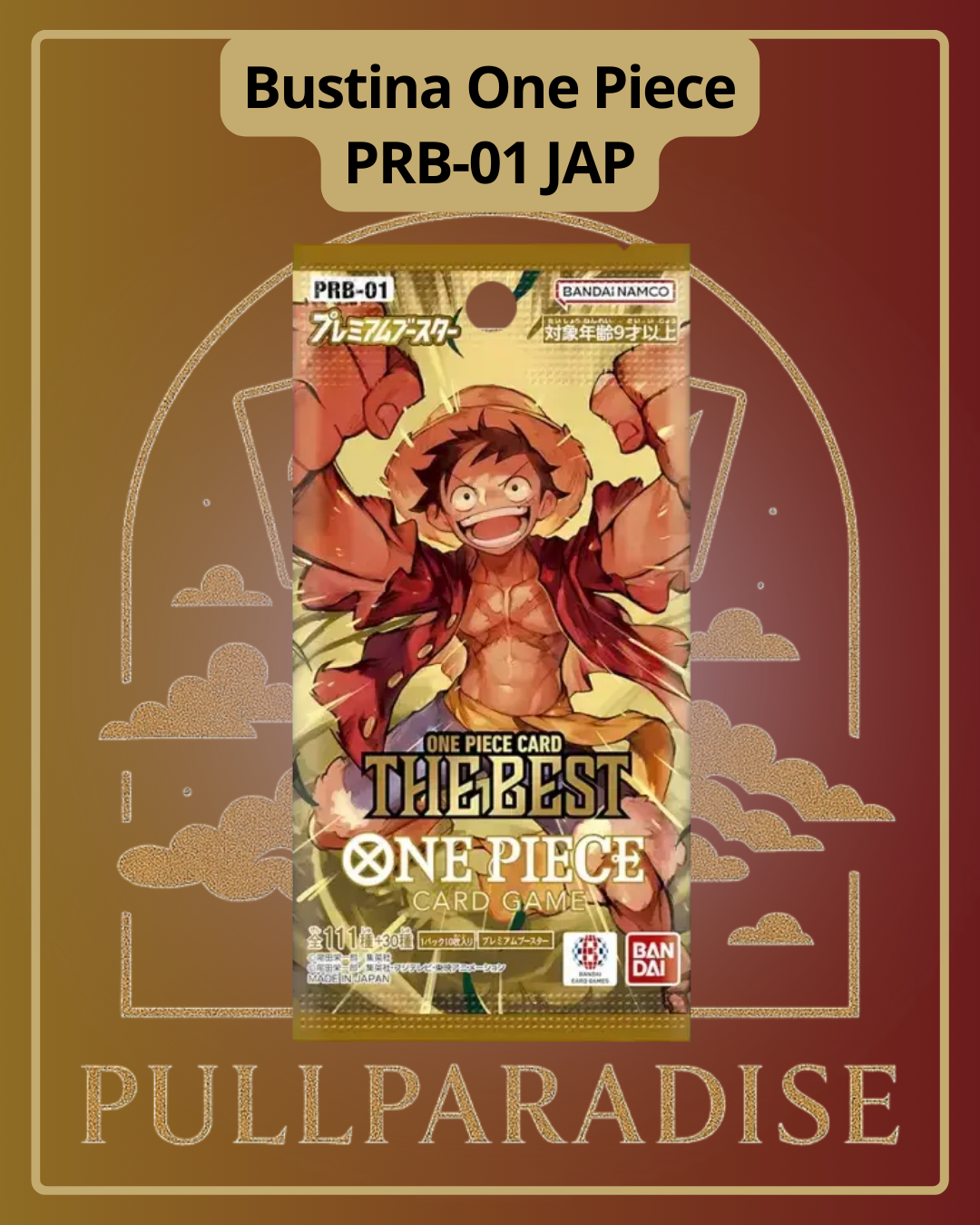 One Piece - PRB-01 The Best Premium Booster Bustina Singola JAP