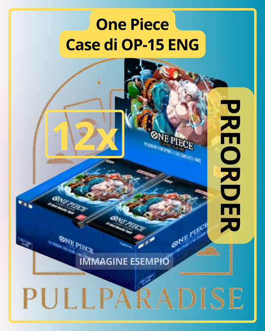 One Piece - OP-15 "Skypea" CASE da 12 Booster Box Eng PREORDER