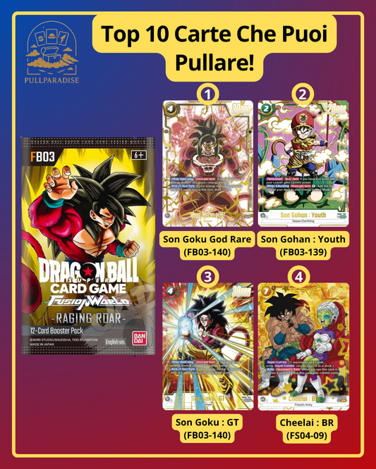 Dragon Ball - FB03 Fusion World - Raging Roar Booster Box ENG