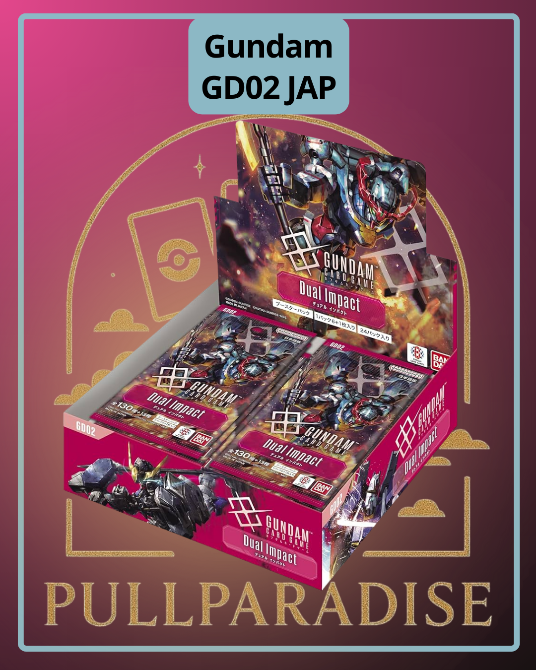 Gundam - GD02 Duel Impact Booster Box JAP
