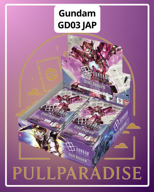 Gundam - GD03 Steel Requiem Booster Box JAP