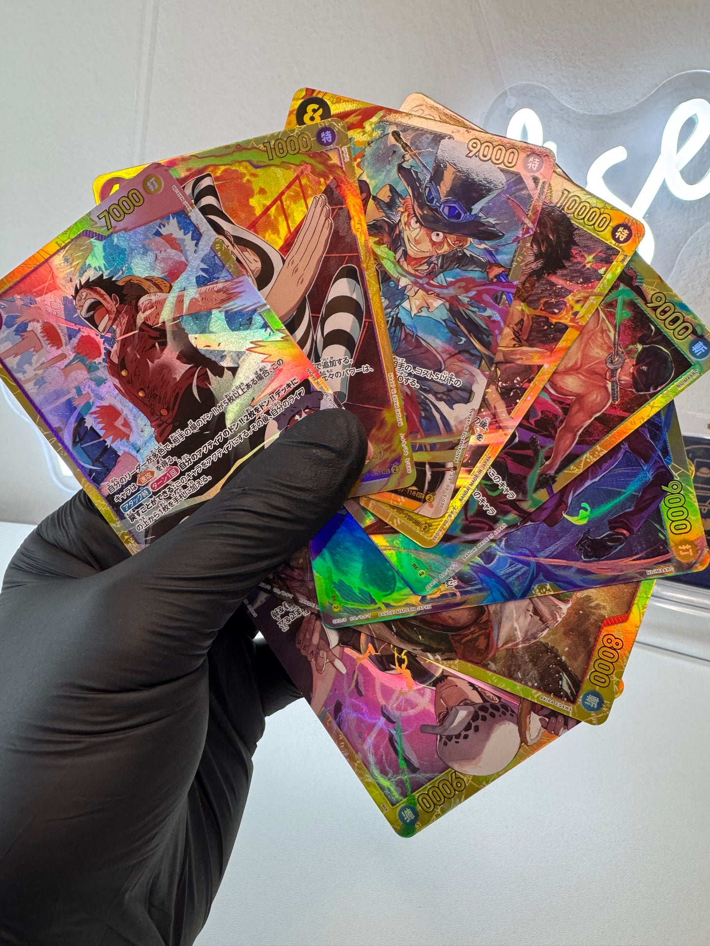 One Piece - Set di 8 Carte Secret Rare PRB-02