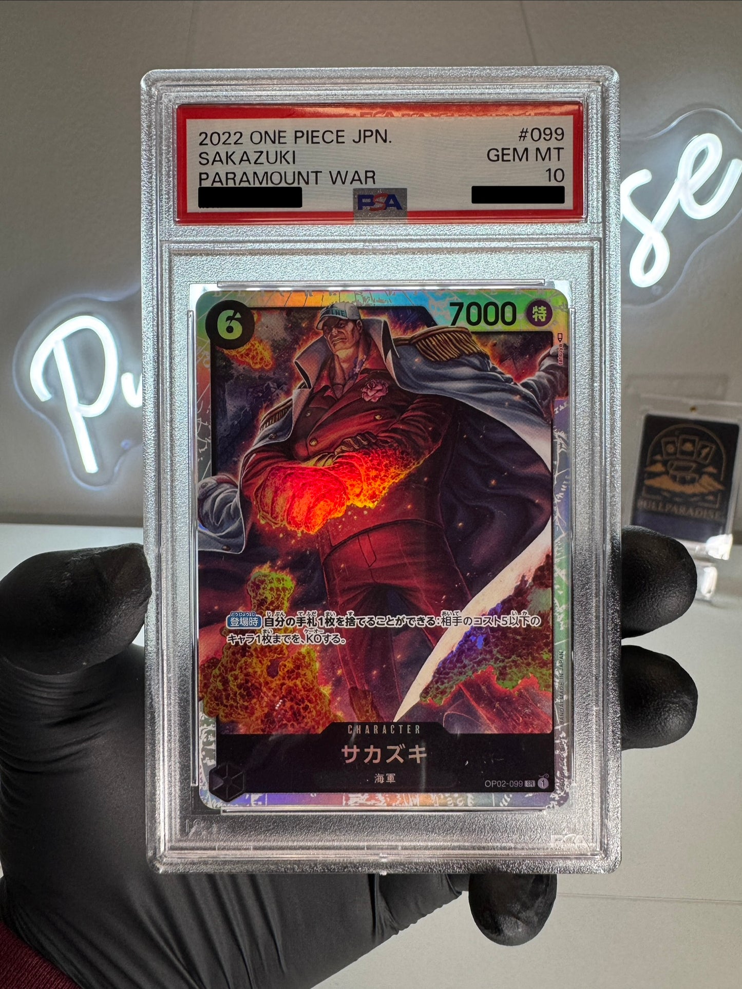 One Piece - Sakazuki OP02-099 PSA10 JAP