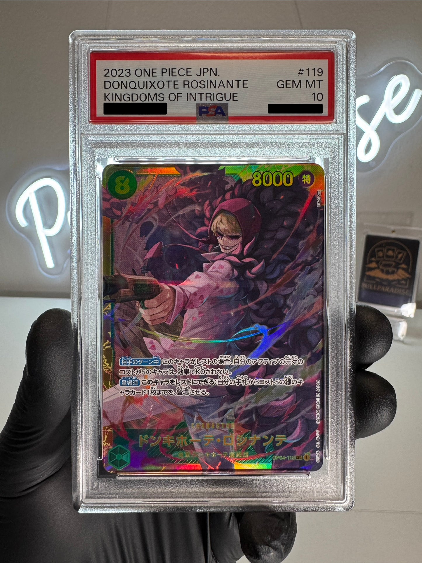 One Piece - Rosinante OP04-119 PSA10 JAP (2)