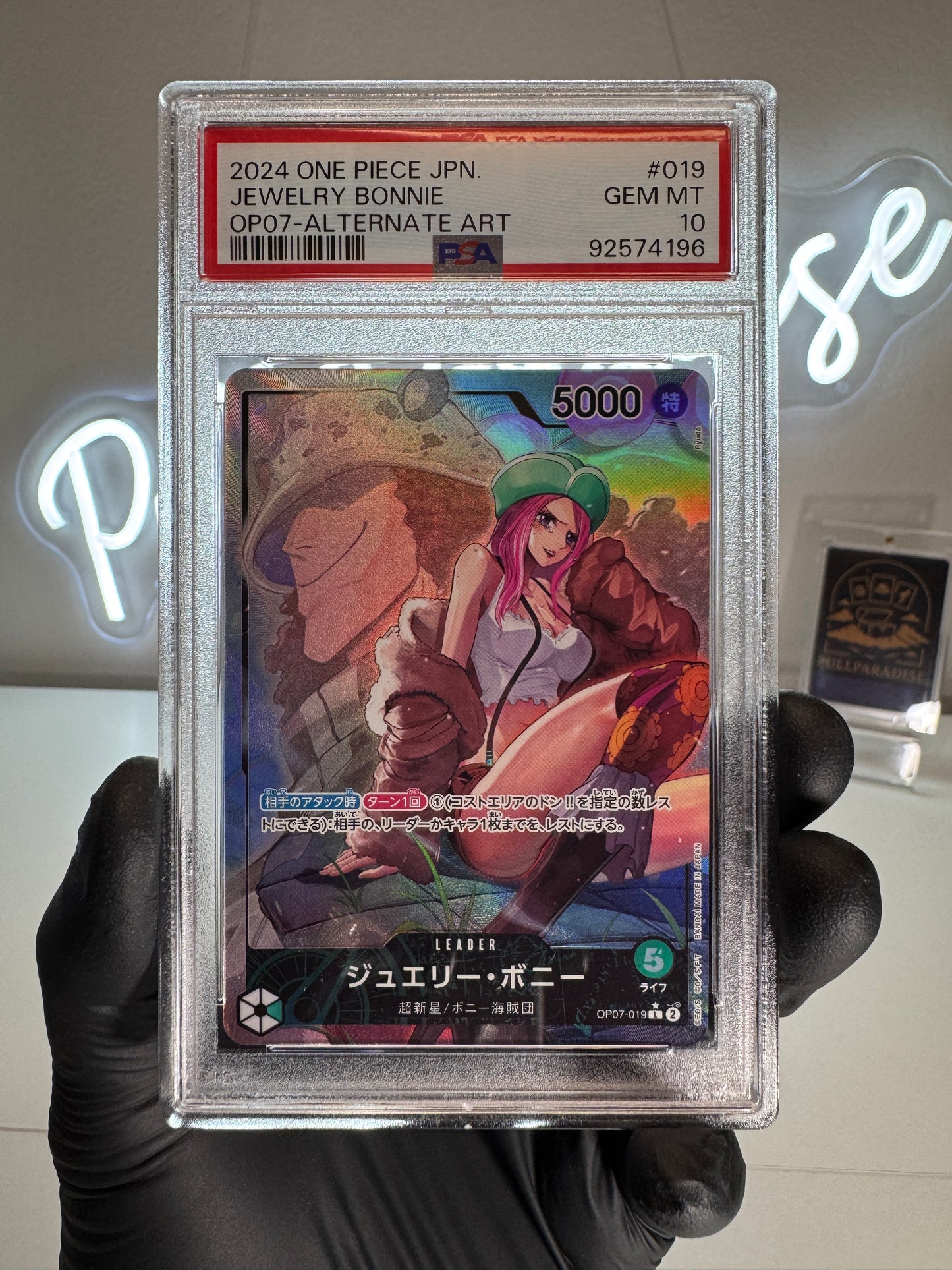 One Piece - Jewelry Bonnie Alt. Art OP07-019 PSA10 JAP