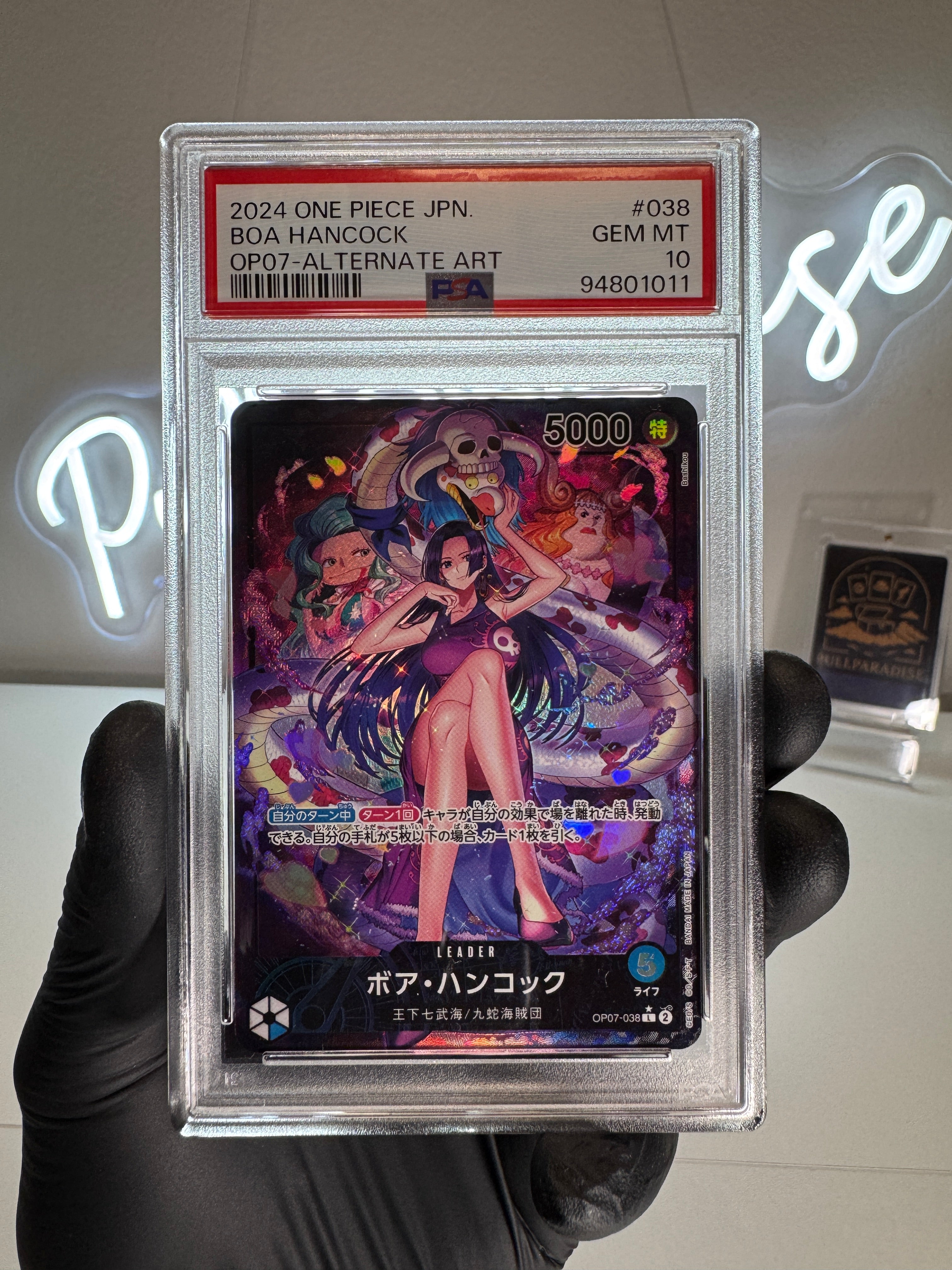 One Piece - Boa Hancock Alt. Art OP07-038 PSA10 JAP – Pull Paradise