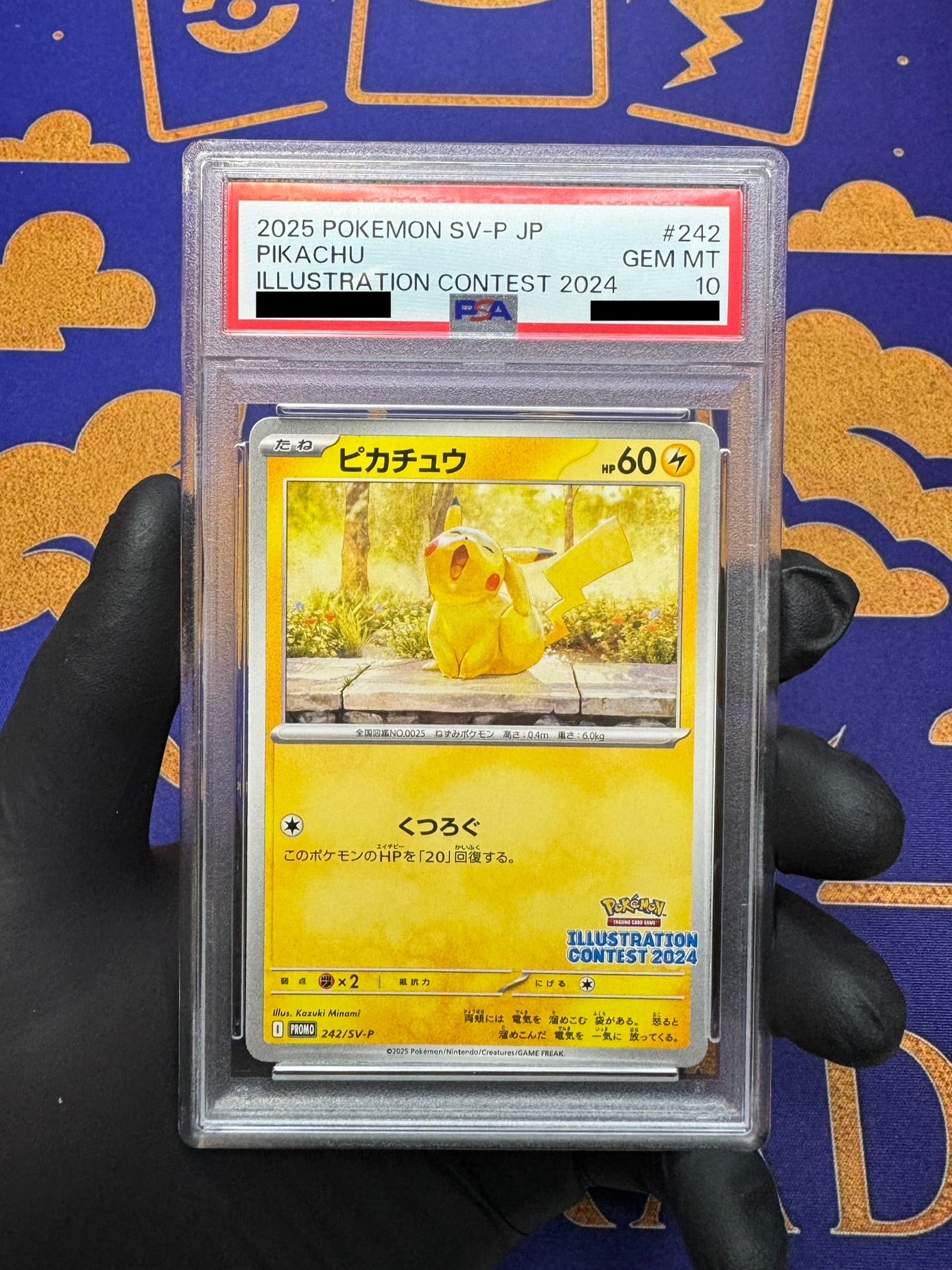 Pokemon - Pikachu Illustration Contest 2024 PSA10 JAP