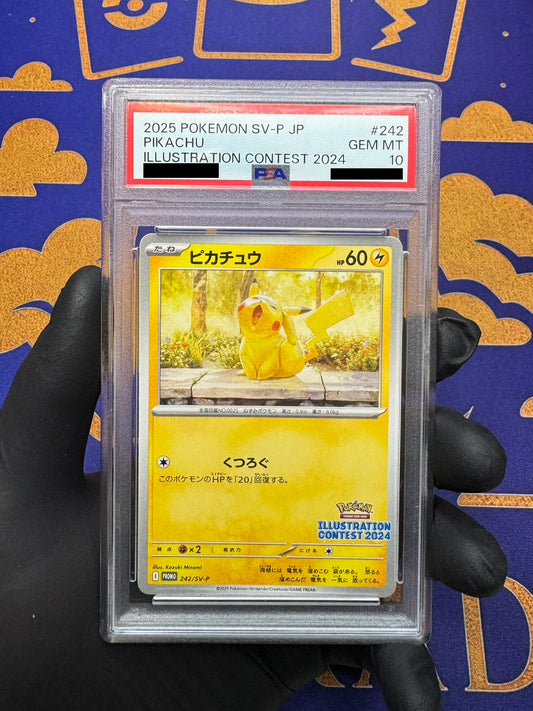 Pokemon - Pikachu Illustration Contest 2024 PSA10 JAP