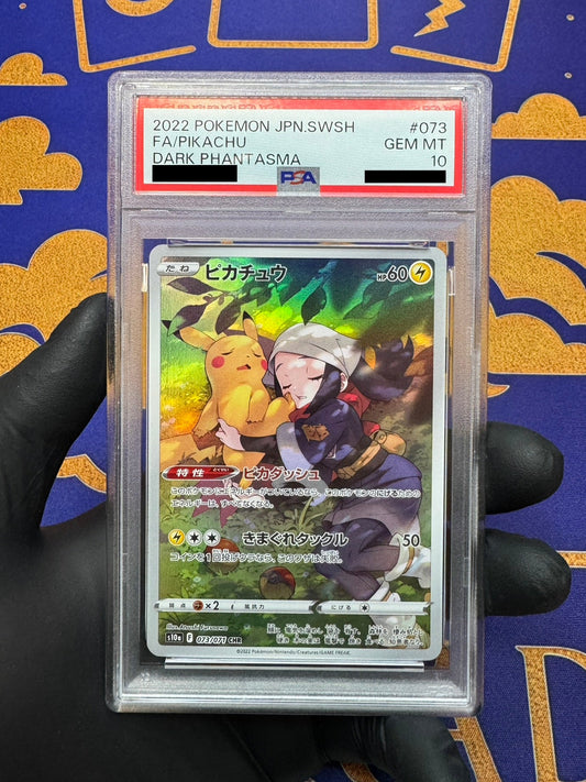 Pokemon - Pikachu SWSH PSA10 JAP