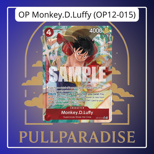 One Piece - Monkey D. Luffy (OP12-015) SR Alt. Art