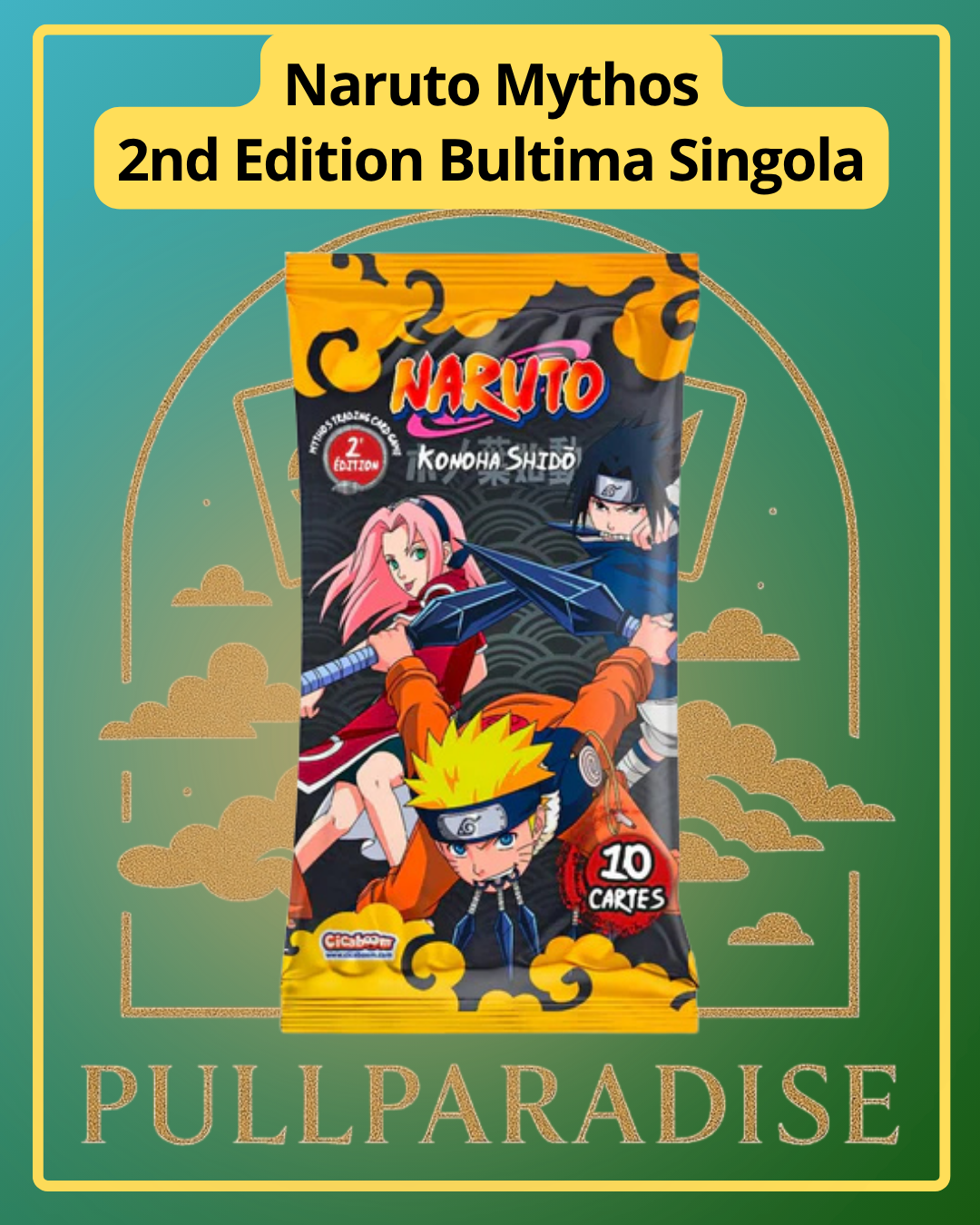 Naruto Mythos – Konoha Shidō Booster Bustina Singola ENG - 2nd Edition