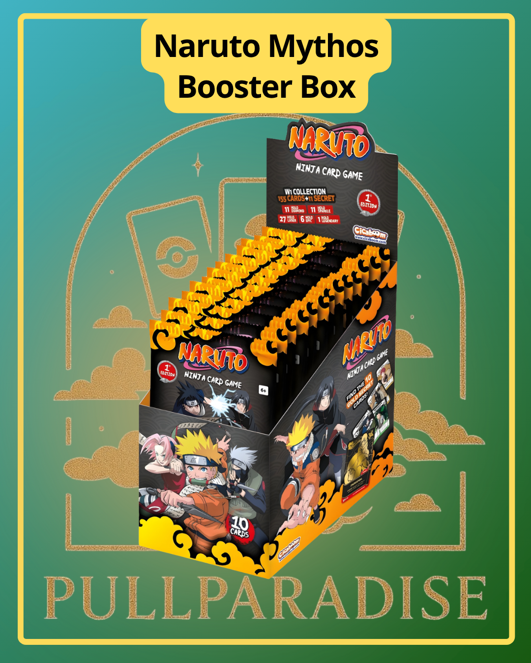 Naruto Mythos – Konoha Shidō Booster Box 24 Envelopes ENG - PREORDER