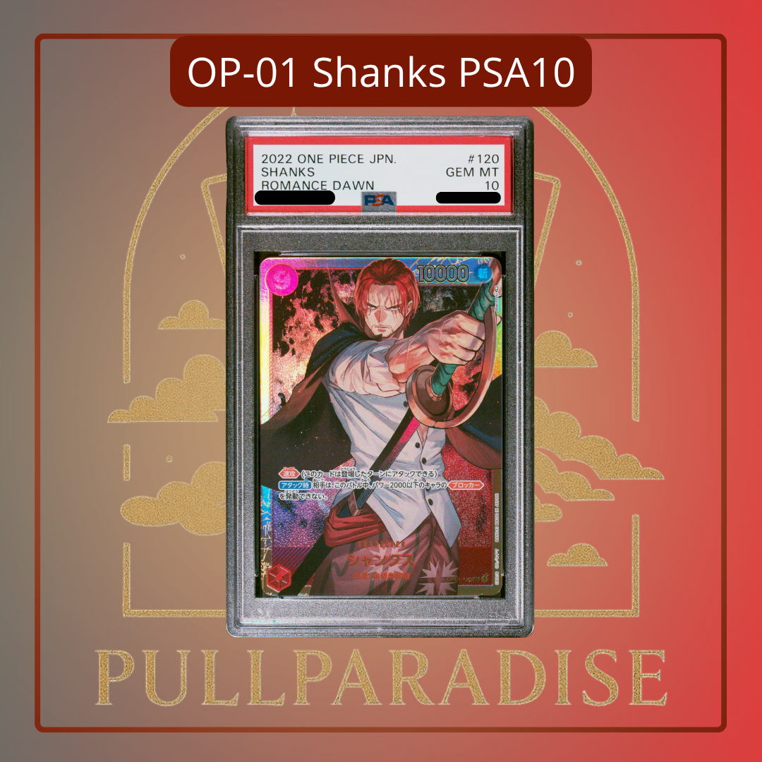 One Piece - Shanks OP01-120 PSA10 JAP