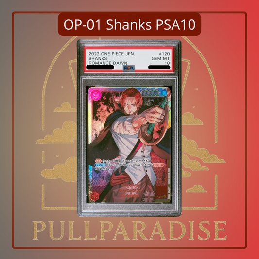 One Piece - Shanks OP01-120 PSA10 JAP