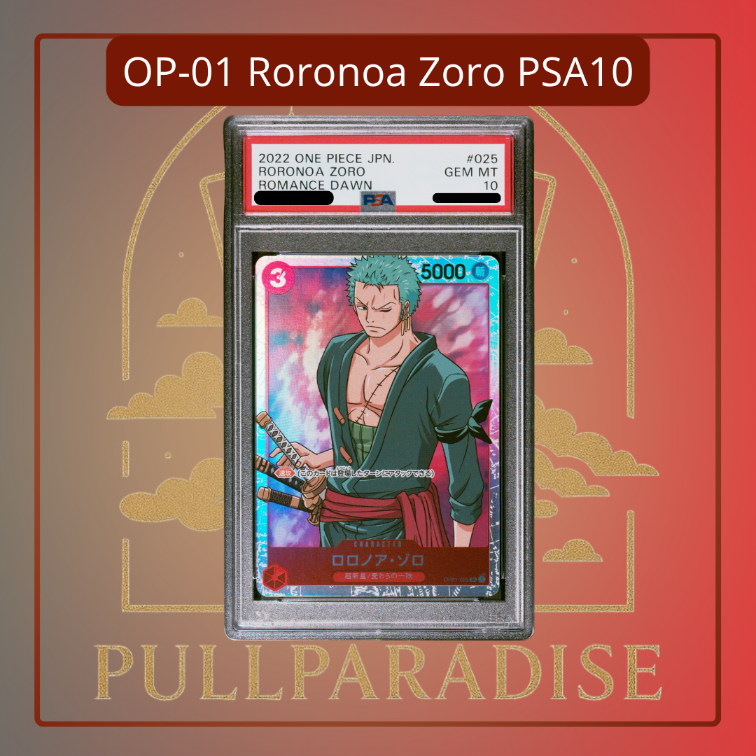 One Piece - Roronoa Zoro OP01-025 PSA10 JAP