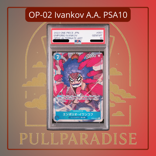 One Piece - Emporio Ivankov Alt. Art OP02-051 PSA10 JAP