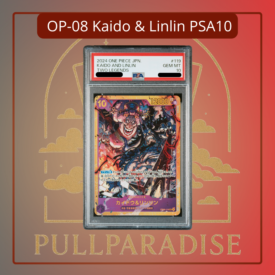 One Piece - Kaido & Linlin OP08-119 PSA10 JAP