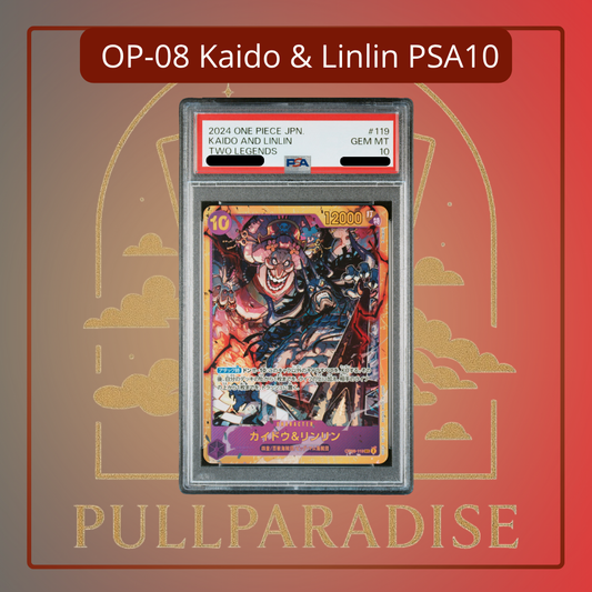 One Piece - Kaido & Linlin OP08-119 PSA10 JAP