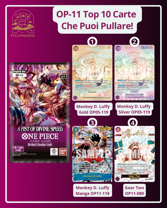 One Piece - OP-11 Fist of Divine Speed Booster Box Eng