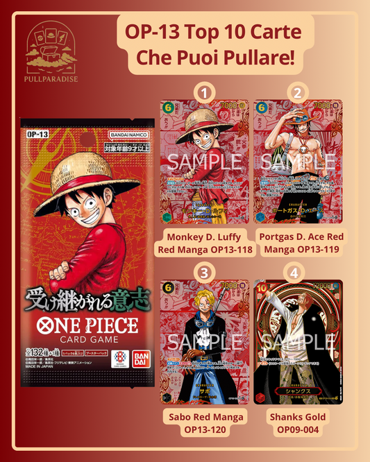 One Piece - OP-13 Inherited Will Booster Box JAP