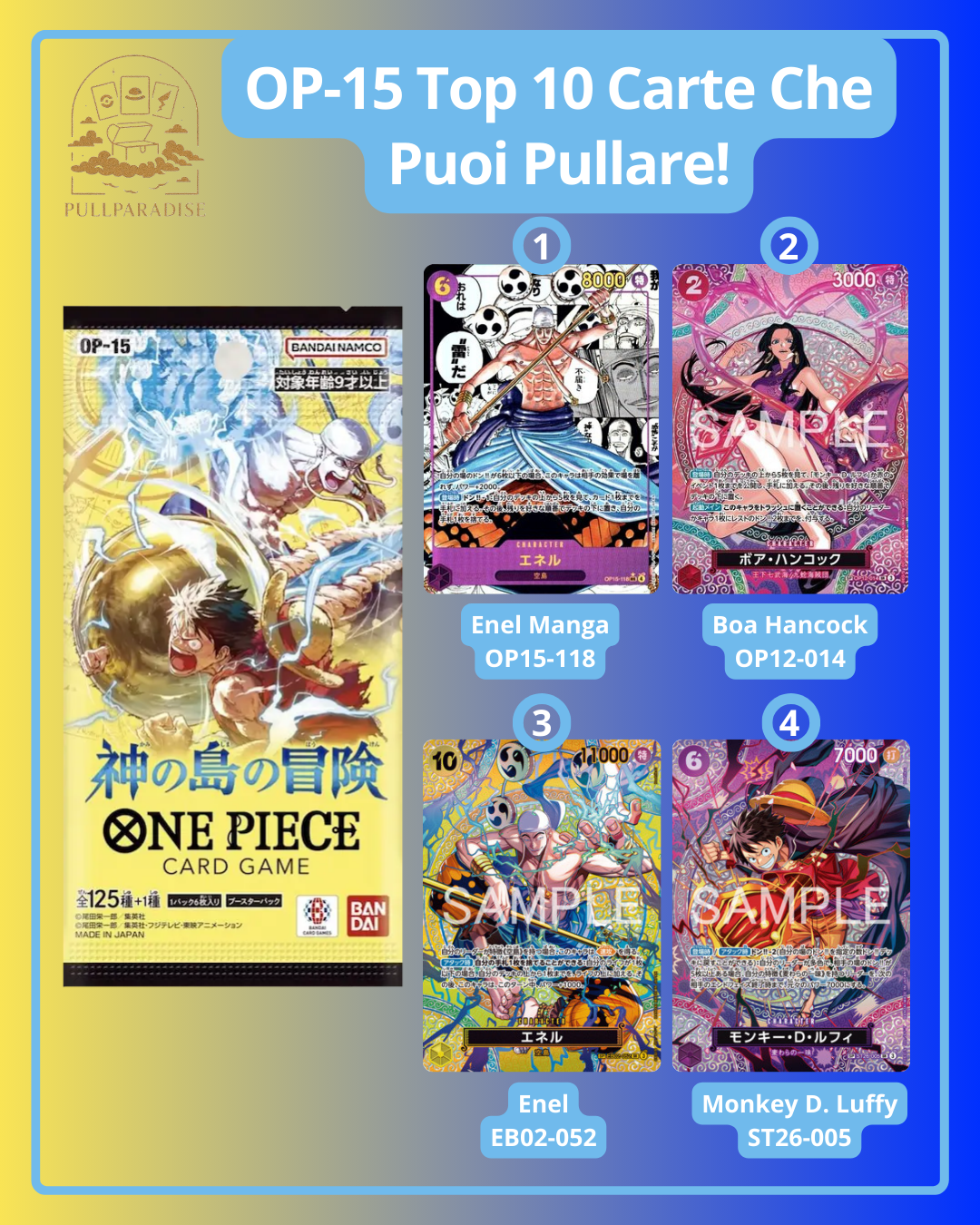 One Piece - OP-15 Adventure on Kami's Island Booster Box Jap