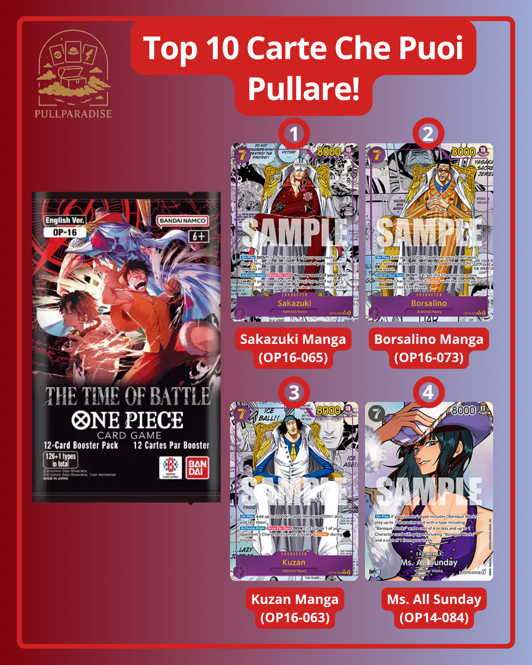 One Piece - OP-16 Booster Box Eng VORBESTELLUNG
