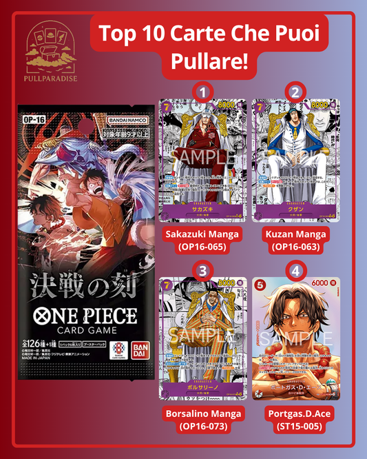 One Piece - OP-16 The Moment of Decisive Battle Booster Box JAP