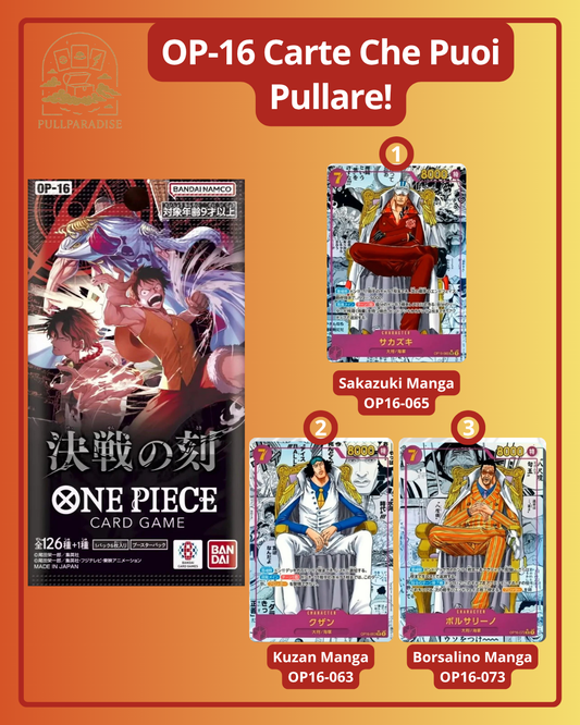 One Piece - OP-16 The Moment of Decisive Battle Booster Box JAP - PREORDER