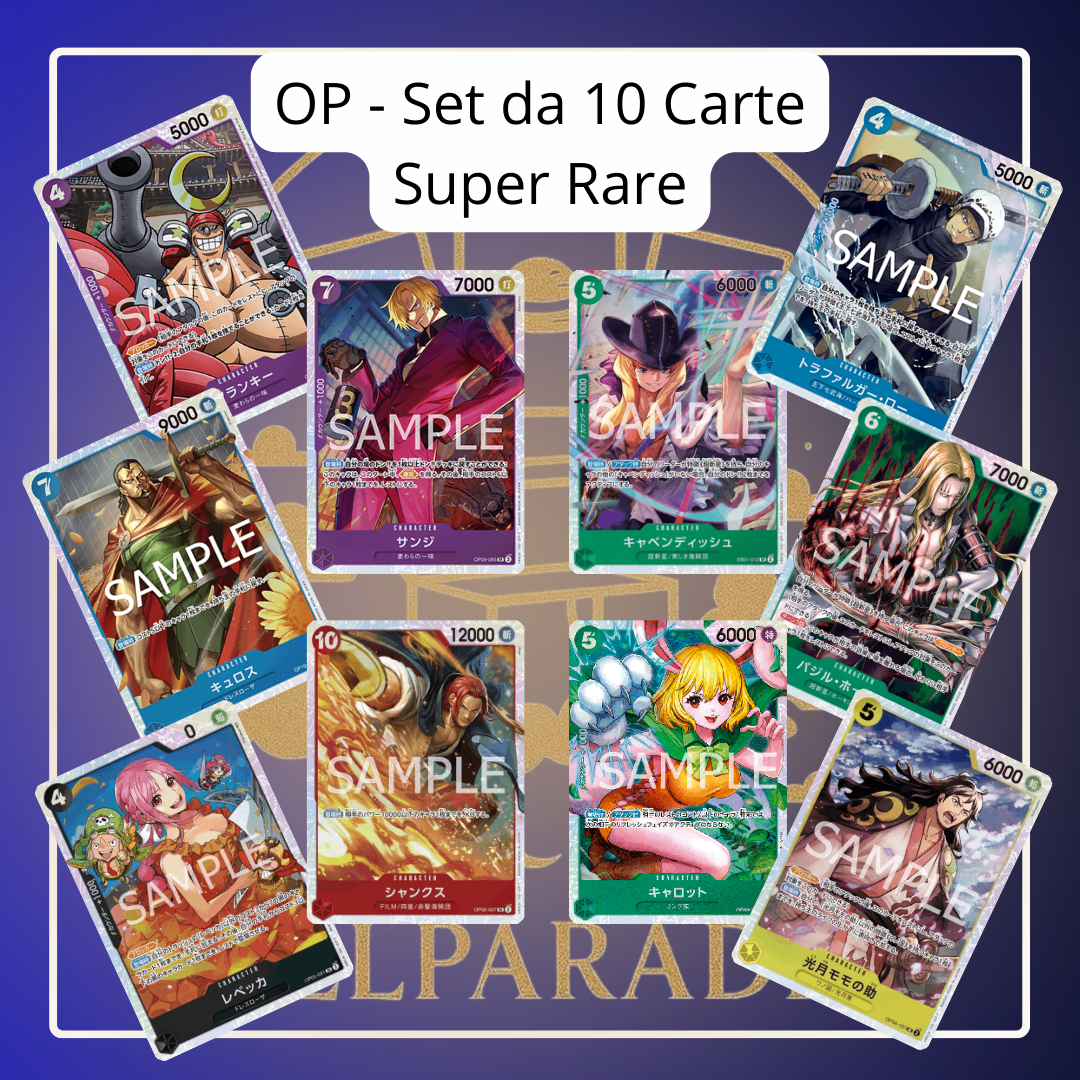 One Piece - 10-Card Set Super Rare (JAP) L.17