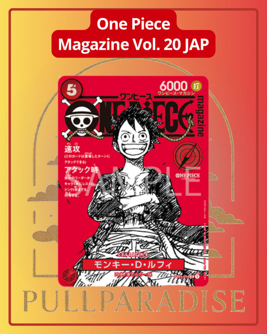 One Piece - Magazine Vol. 20 + Carta Promo Luffy JAP