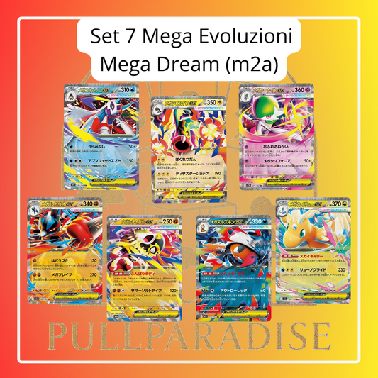 Pokemon - Set di 7 Mega Evoluzioni (m2a) Mega Dream
