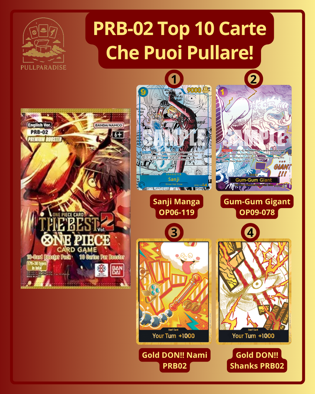 One Piece - PRB-02 The Best Vol.2 Booster Box ENG