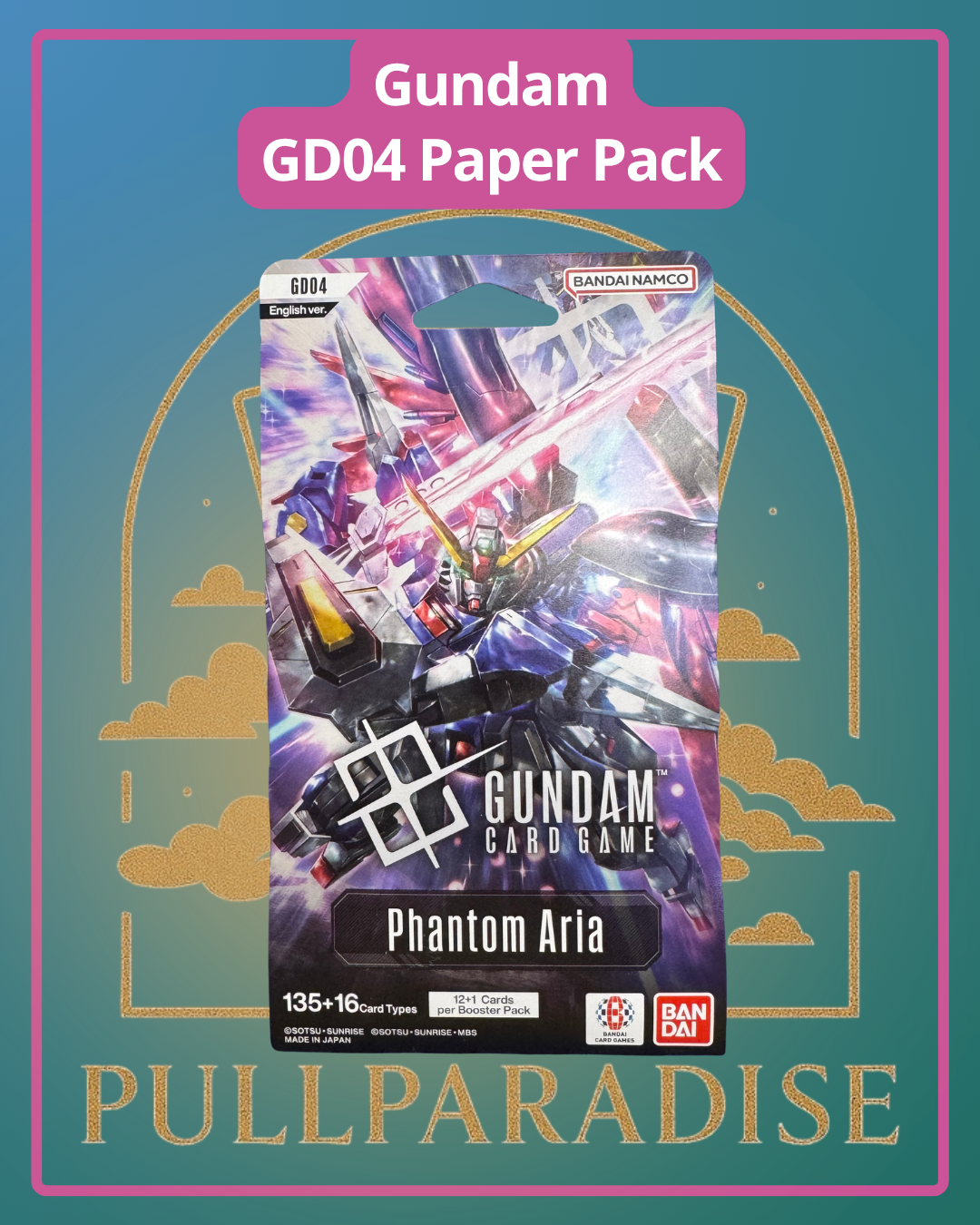 Gundam - GD04 Phantom Aria - Bustina Singola Paper Pack (ENG)