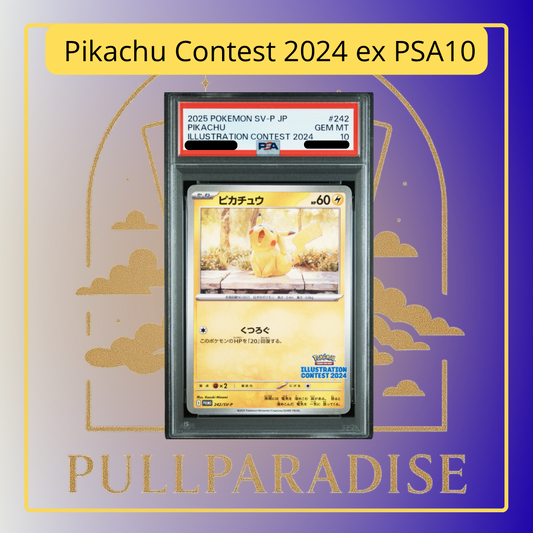 Pokemon - Pikachu Illustration Contest 2024 PSA10 JAP