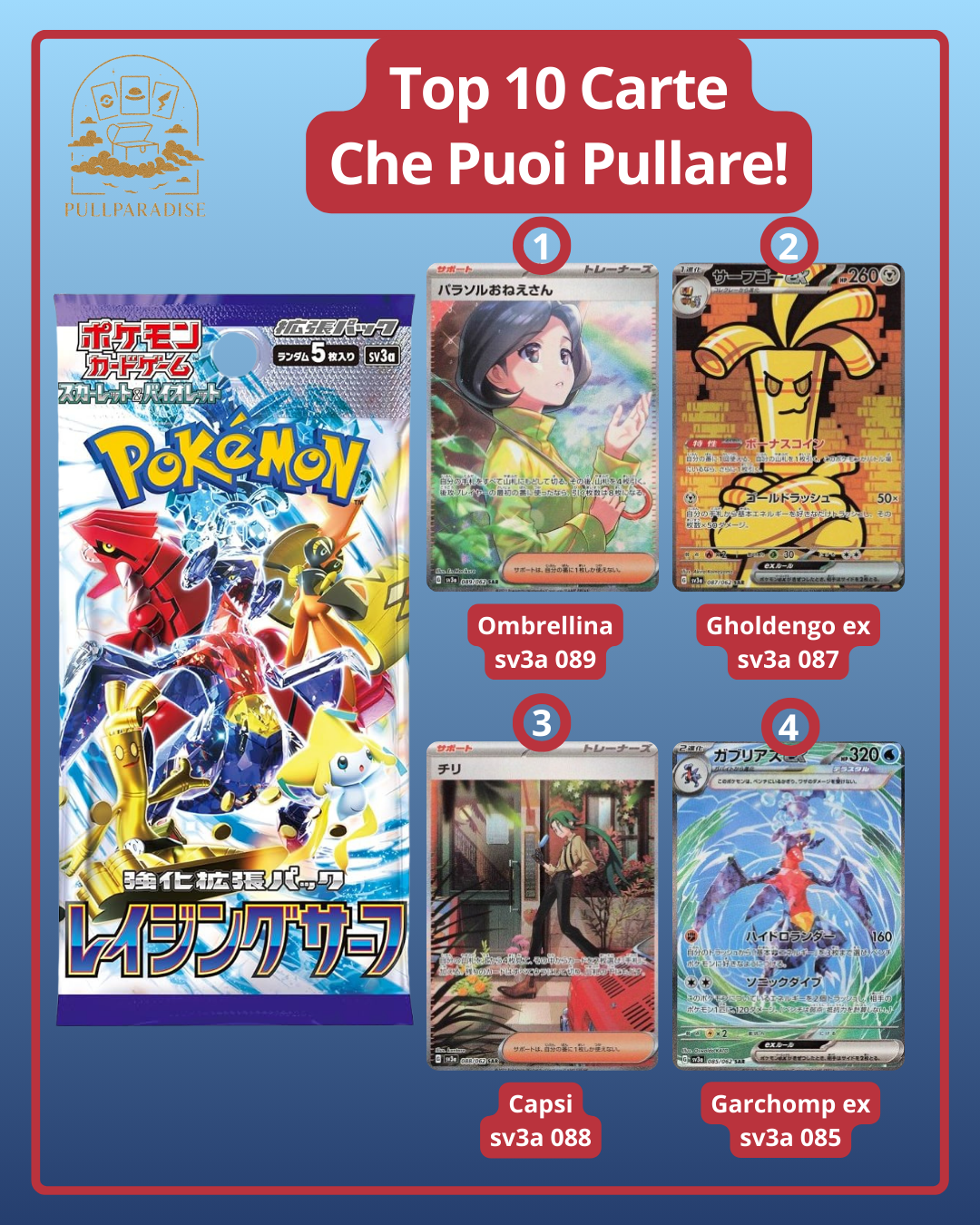 Pokemon - sv3a Raging Surf Booster Box JAP