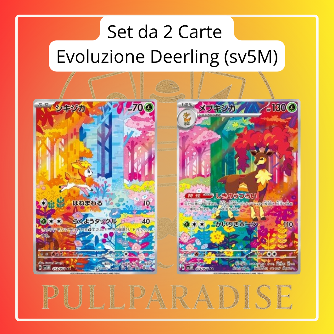 Pokemon - Set Evoluzione Deerling (sv5M) JAP