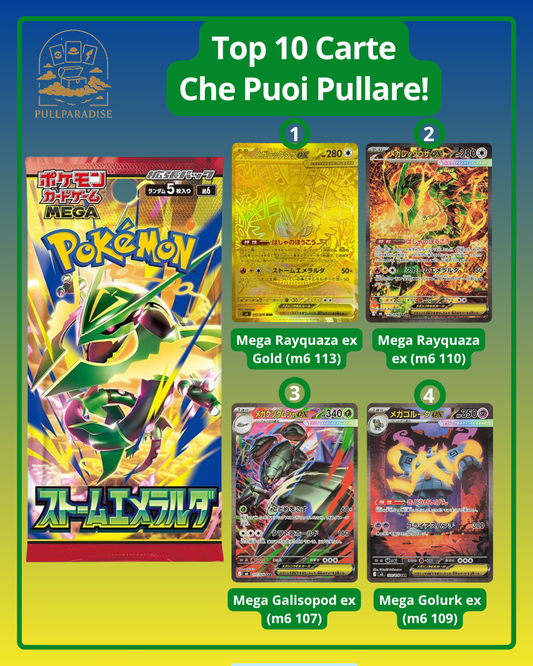 Pokemon - m6 Storm Emeralda Booster Box JAP