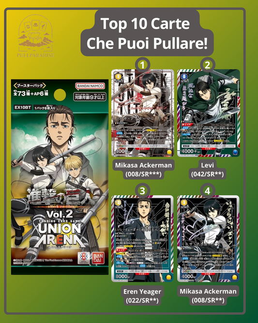 Union Arena - Attack on Titan Vol.2 Booster Box JAP