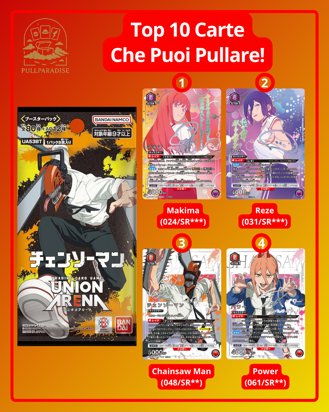 Union Arena - Chainsaw Man Booster Box JAP