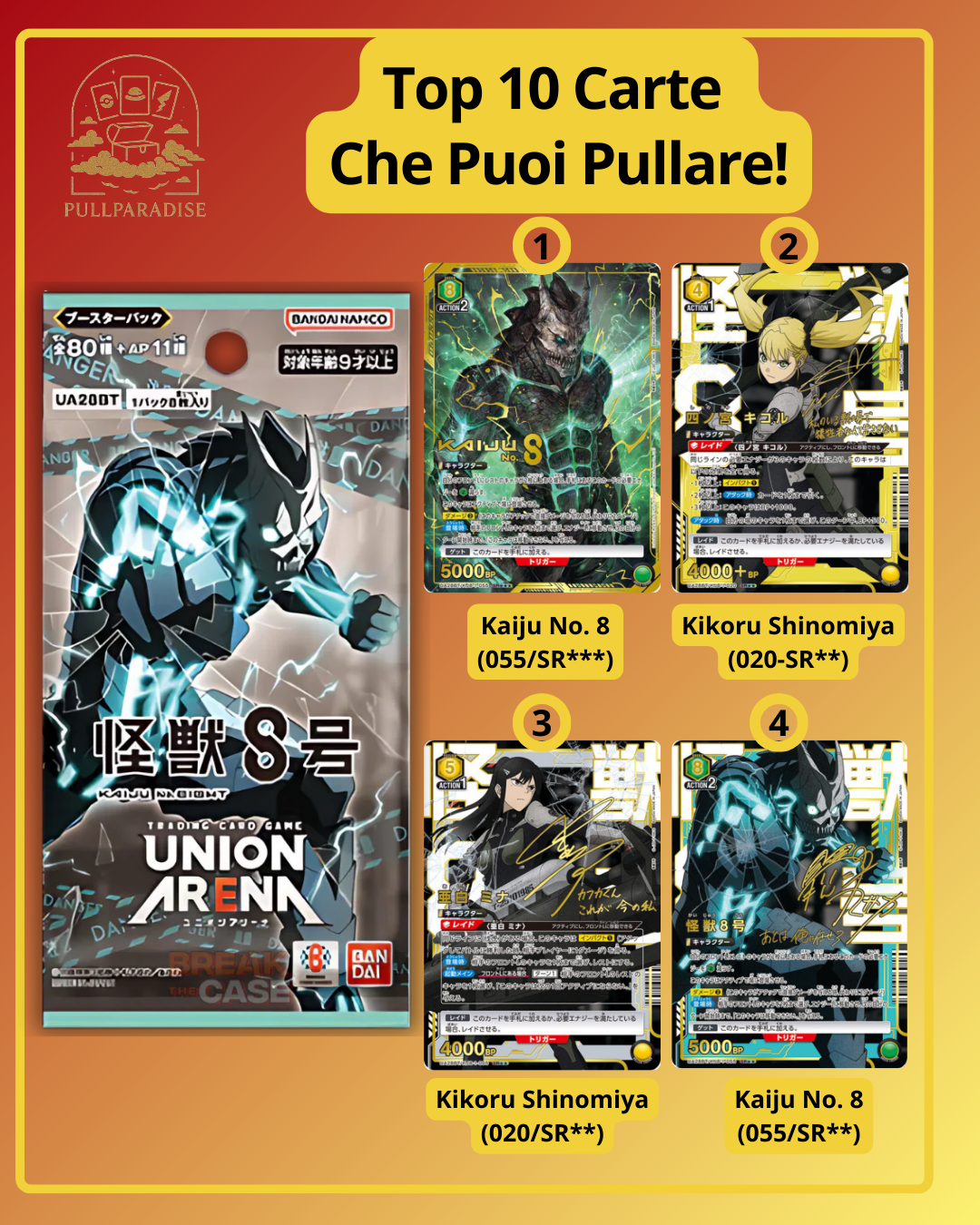Union Arena - Kaiju No. 8 Booster Box JAP